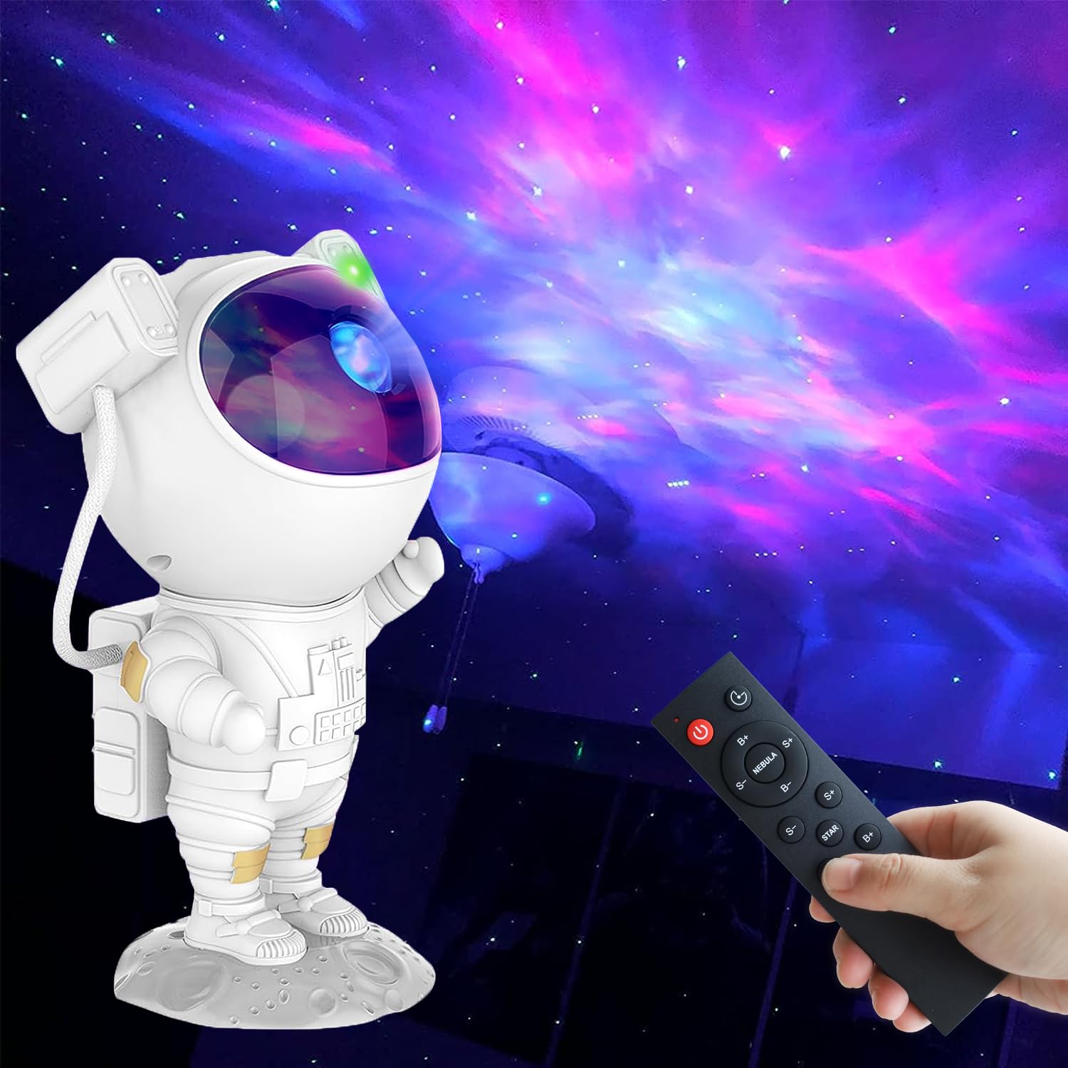 Astronaut LED Night Light Projector | Enhances Room Ambiance - Rehmat Store