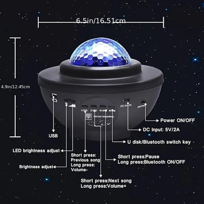 Galaxy Projector LED Night Light | Stars at your ceiling - Rehmat Store