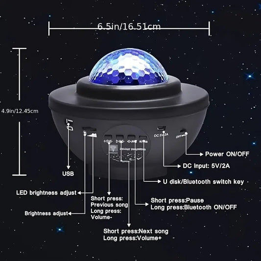 Galaxy Projector LED Night Light | Stars at your ceiling - Rehmat Store